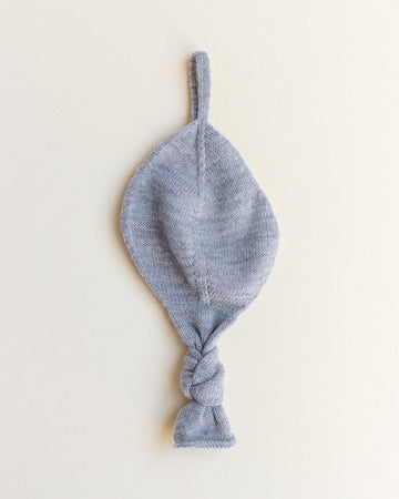 Titi Comforter Schnullerkette - Grey Melange - Hvid